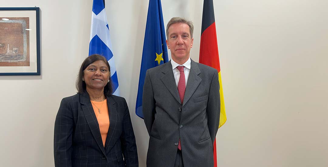 Meeting with Greece Ambassador today